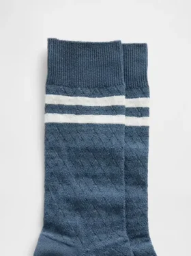 Argyle Varsity Crew Socks