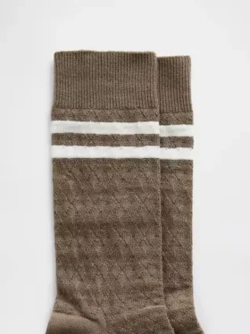 Argyle Varsity Crew Socks