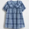 Baby Collared Plaid Dress