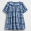 Baby Collared Plaid Dress