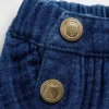 Baby Cotton Gauze Denim Sailor Bloomers
