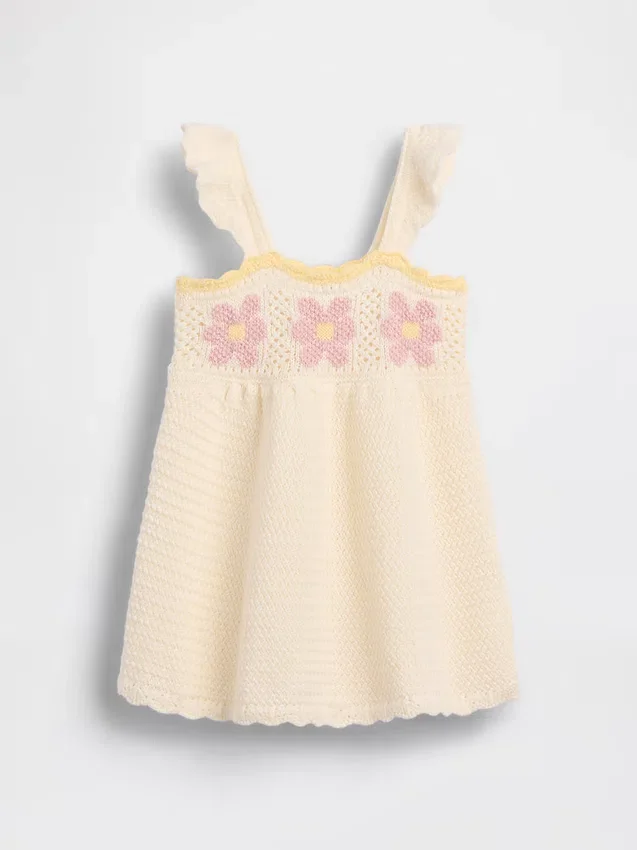 Baby Crochet Flower Dress