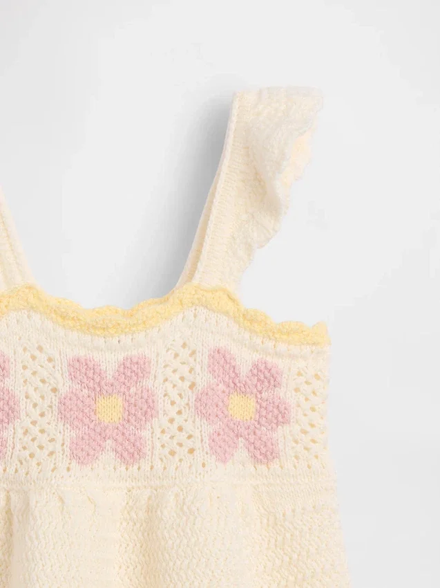 Baby Crochet Flower Dress