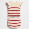 Baby Crochet Stripe Outfit Set