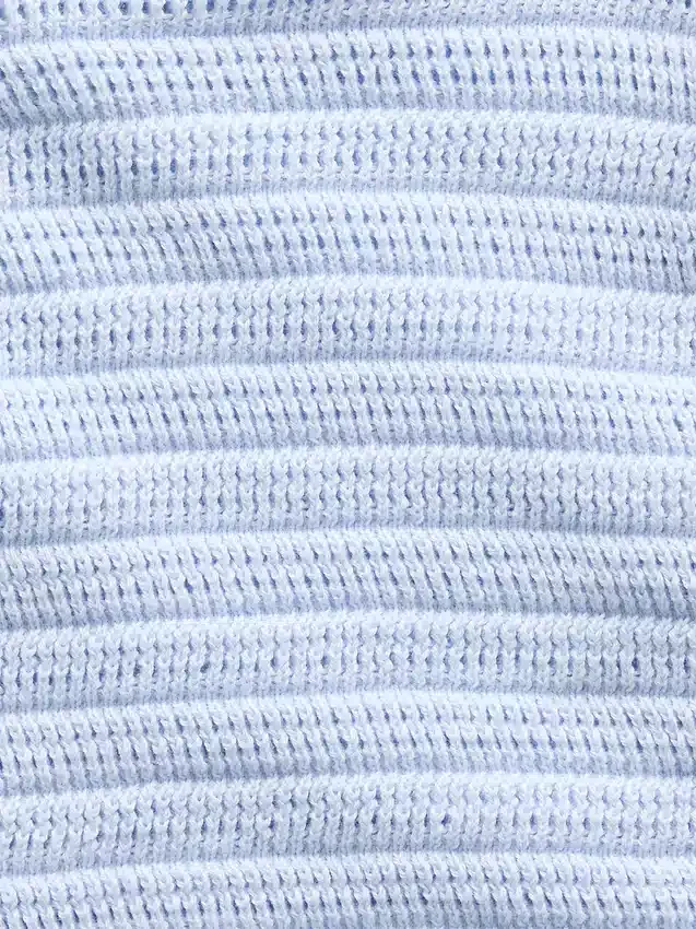 Baby Crochet Stripe Outfit Set