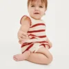 Baby Crochet Stripe Outfit Set