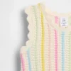 Baby Crochet Stripe Tank Outfit Set