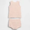 Baby Crochet Tank Outfit Set