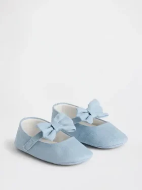 Baby Denim Bow Mary Jane Shoes