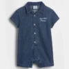Baby Denim Gap Logo Shorty One-Piece