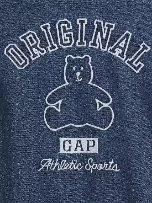 Baby Denim Gap Logo Shorty One-Piece