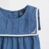 Baby Denim Sailor Bubble Bodysuit