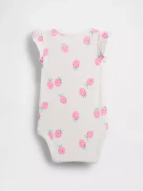 Baby First Favorites Flutter-Sleeve Bodysuit