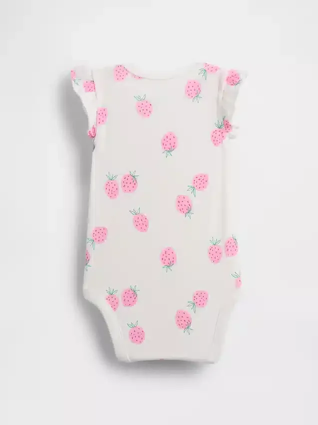 Baby First Favorites Flutter-Sleeve Bodysuit