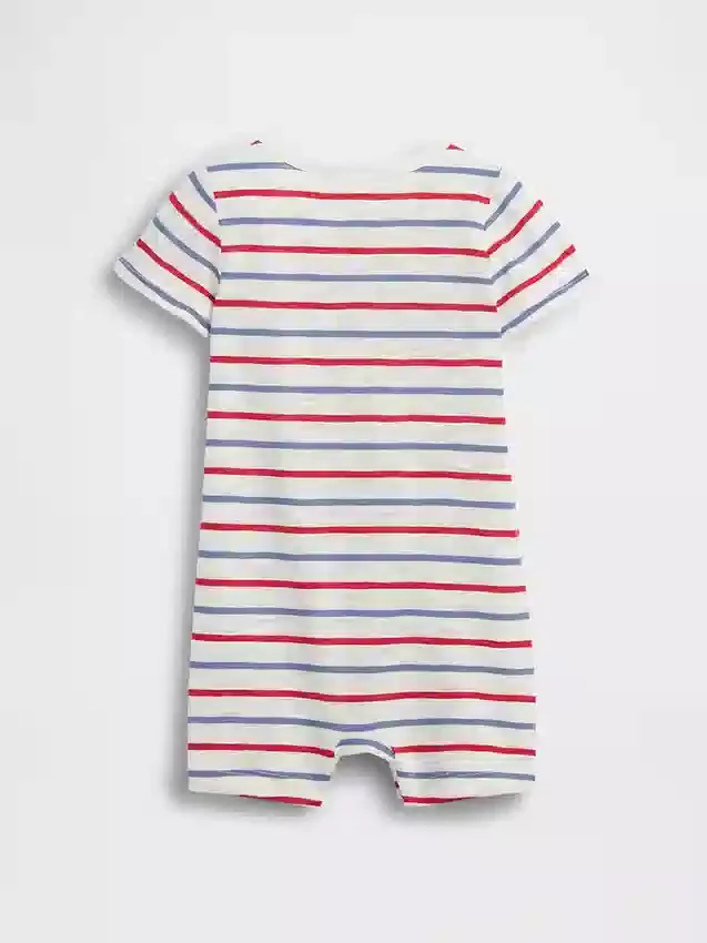 Baby First Favorites Henley Shorty One-Piece