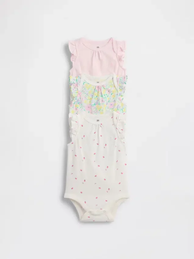 Baby First Favorites Organic Cotton Bodysuit (3-Pack)