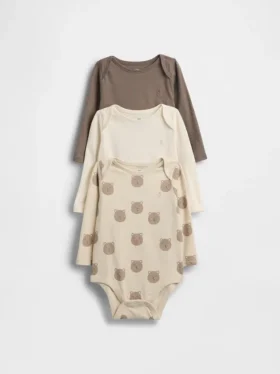 Baby First Favorites Organic Cotton Bodysuit (3-Pack)