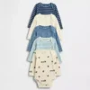 Baby First Favorites Organic Cotton Bodysuit (5-Pack)