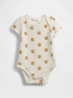 Baby First Favorites Organic Cotton Brannan Bear Bodysuit