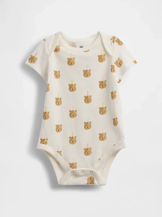 Baby First Favorites Organic Cotton Brannan Bear Bodysuit