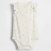 Baby First Favorites Organic Cotton Flutter-Sleeve Bodysuit