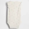 Baby First Favorites Organic Cotton Flutter-Sleeve Bodysuit