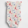 Baby First Favorites Organic Cotton Flutter-Sleeve Bodysuit