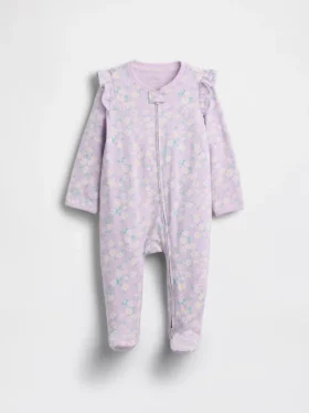 Baby First Favorites Organic Cotton Footed One-Piece