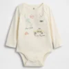Baby First Favorites Organic Cotton Nyc Logo Pocket Bodysuit