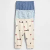 Baby First Favorites Organic Cotton Pull-On Pants (3-Pack)