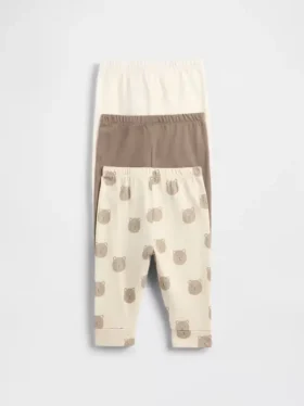 Baby First Favorites Organic Cotton Pull-On Pants (3-Pack)