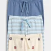 Baby First Favorites Organic Cotton Pull-On Pants (3-Pack)