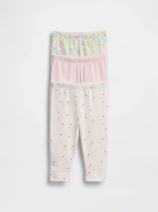 Baby First Favorites Organic Cotton Pull-On Pants (Multi-Pack)