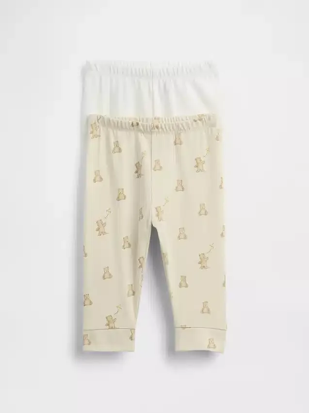 Baby First Favorites Organic Cotton Pull-On Pants (Multi-Pack)