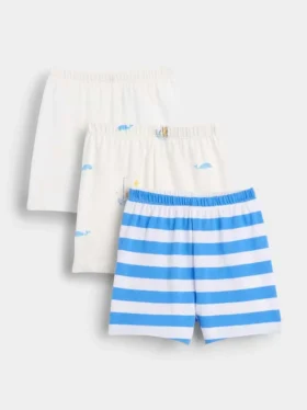 Baby First Favorites Organic Cotton Pull-On Shorts (3-Pack)