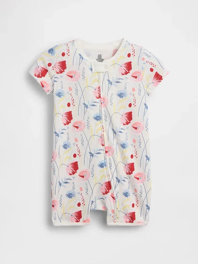 Baby First Favorites Organic Cotton Shorty One-Piece