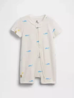 Baby First Favorites Organic Cotton Shorty One-Piece