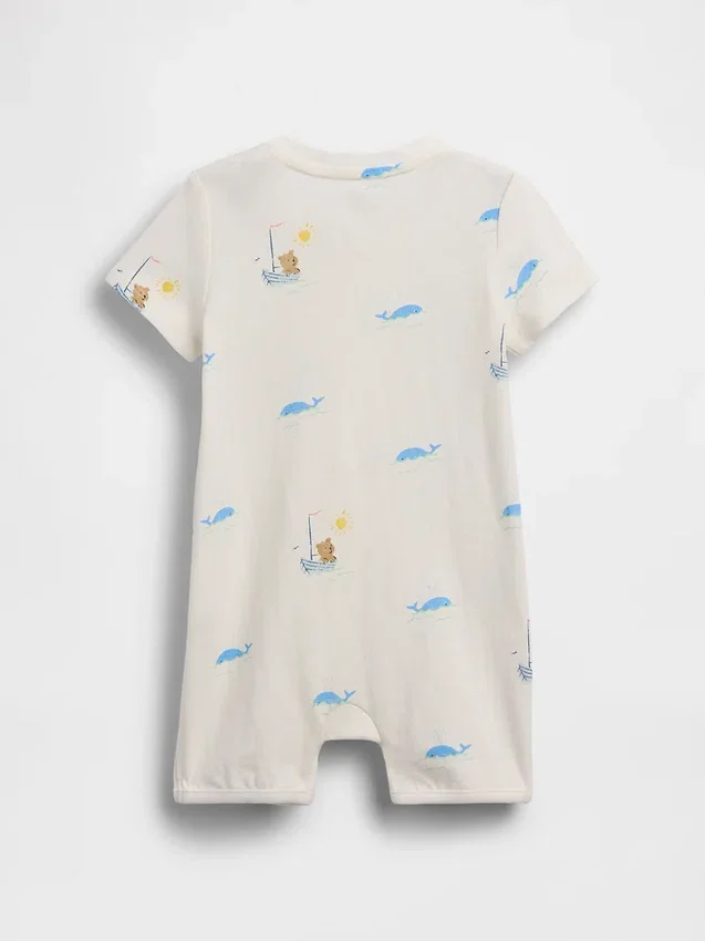 Baby First Favorites Organic Cotton Shorty One-Piece