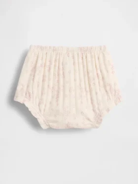 Baby First Favorites Pointelle Rib Floral Bloomers