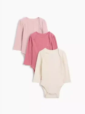 Baby First Favorites Tinyrib Bodysuit (3-Pack)