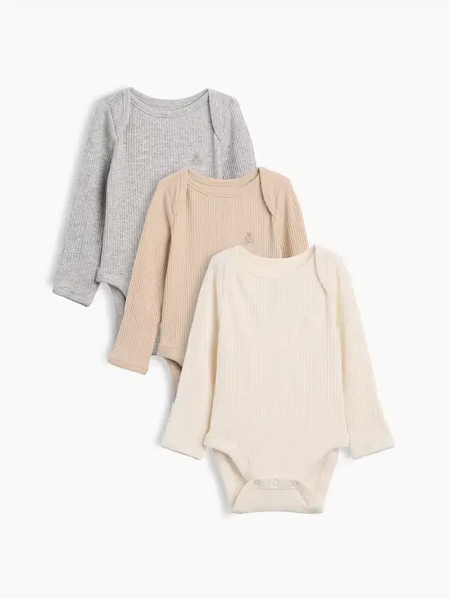Baby First Favorites Tinyrib Bodysuit (3-Pack)