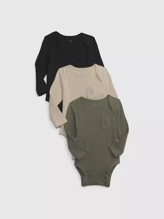 Baby First Favorites Tinyrib Bodysuit (3-Pack)