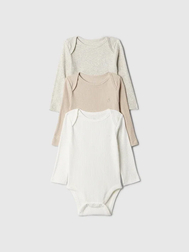 Baby First Favorites Tinyrib Bodysuit (3-Pack)