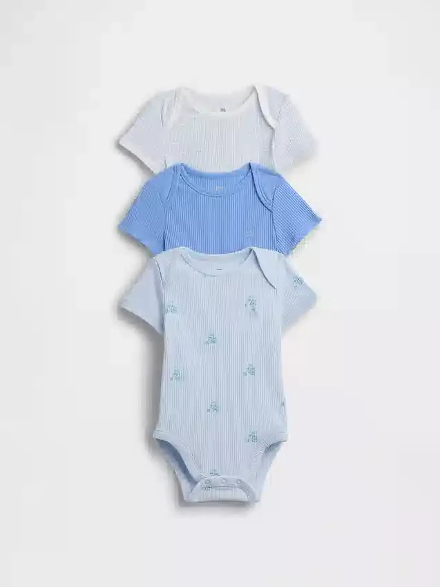 Baby First Favorites Tinyrib Bodysuit (3-Pack)
