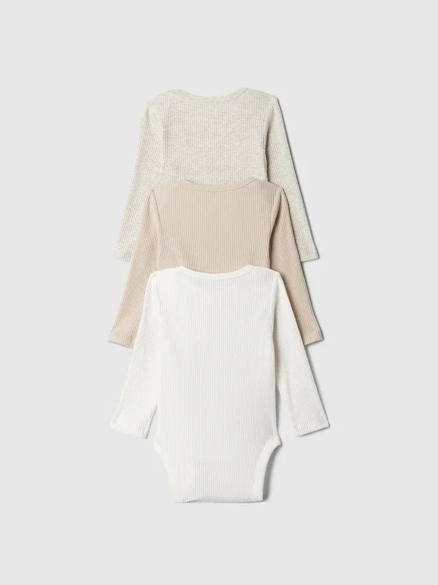Baby First Favorites Tinyrib Bodysuit (3-Pack)