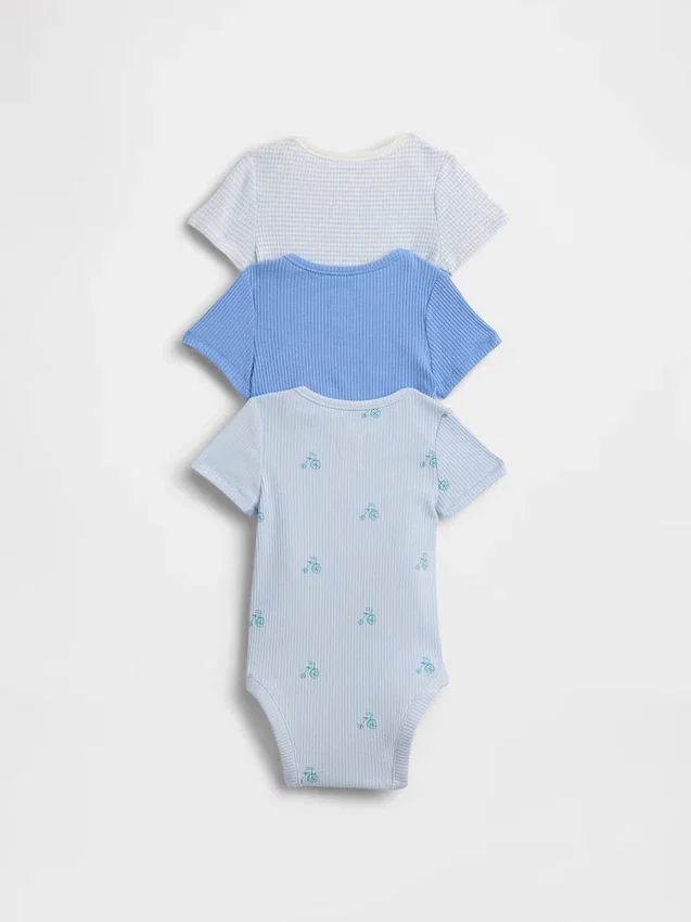 Baby First Favorites Tinyrib Bodysuit (3-Pack)