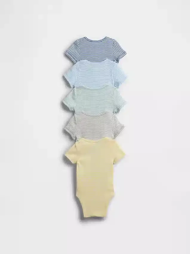 Baby First Favorites Tinyrib Bodysuit (5-Pack)