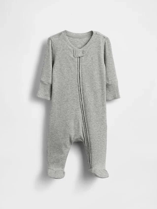 Baby First Favorites Tinyrib Footed One-Piece