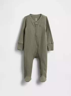 Baby First Favorites Tinyrib Footed One-Piece