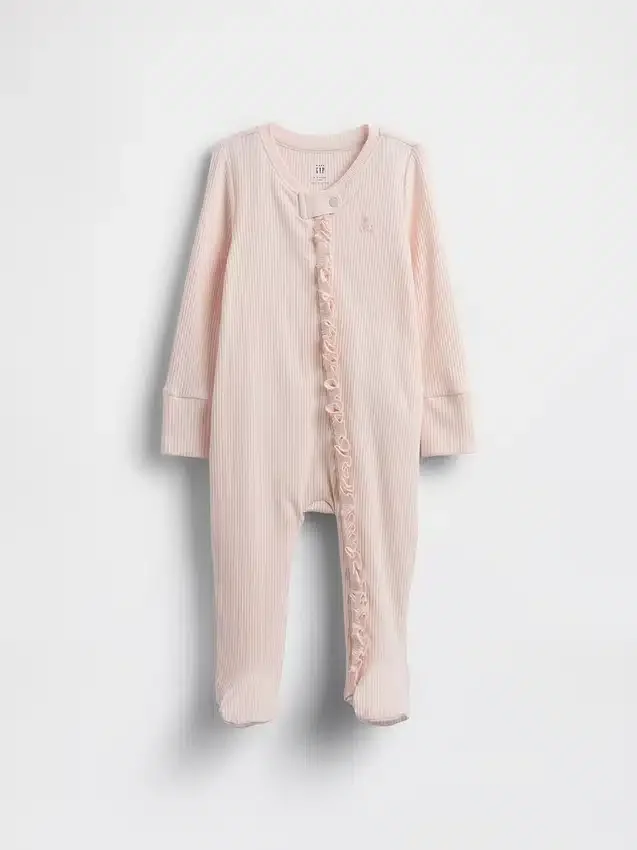 Baby First Favorites Tinyrib Footed One-Piece